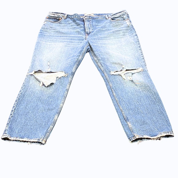 Abercrombie & Fitch Denim - Abercrombie&Fitch, Size 35R/20W, The 90's Straight Ultra High Rise jeans